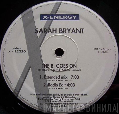 Sarah Bryant - The B. Goes On
