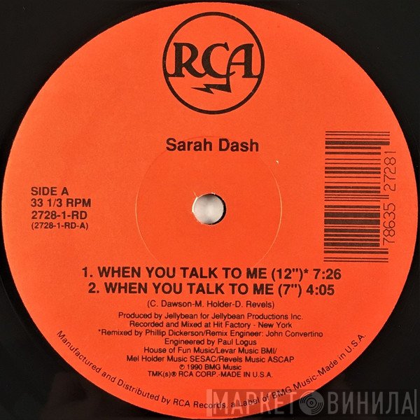Sarah Dash - When You Talk To Me