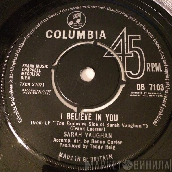 Sarah Vaughan  - I Believe In You