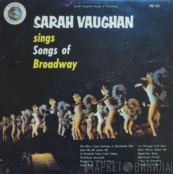 Sarah Vaughan - Sings Songs Of Broadway