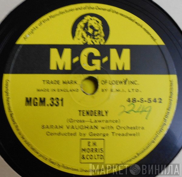 Sarah Vaughan - Tenderly / I'll Wait And Pray