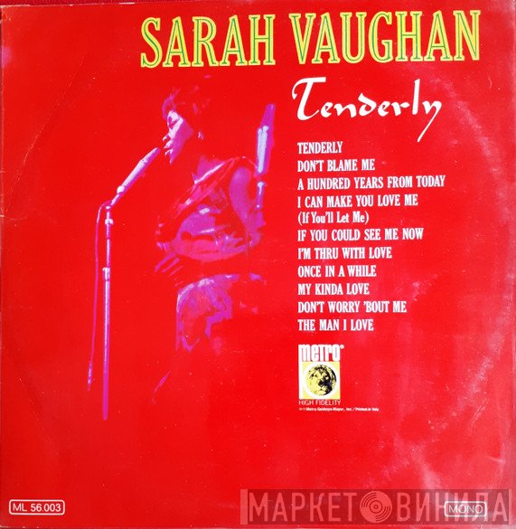 Sarah Vaughan  - Tenderly