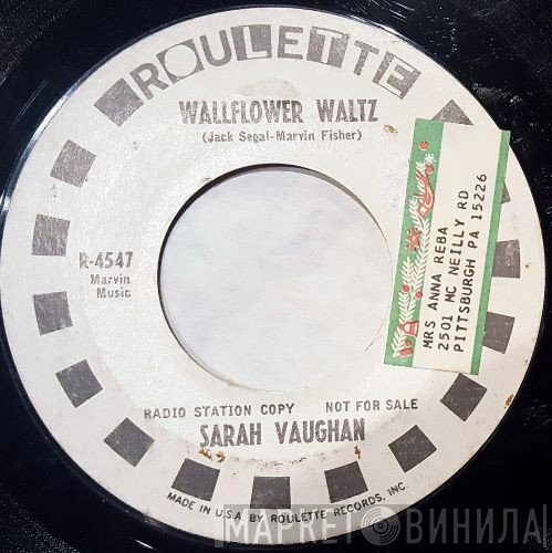 Sarah Vaughan - Wallflower Waltz