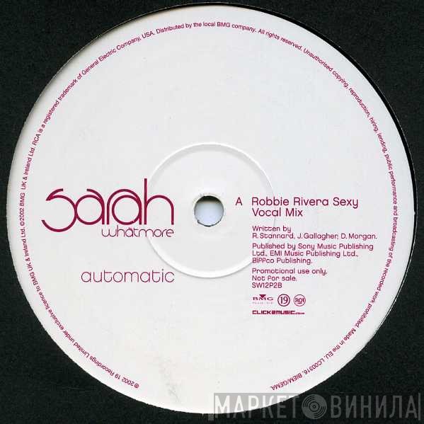 Sarah Whatmore - Automatic