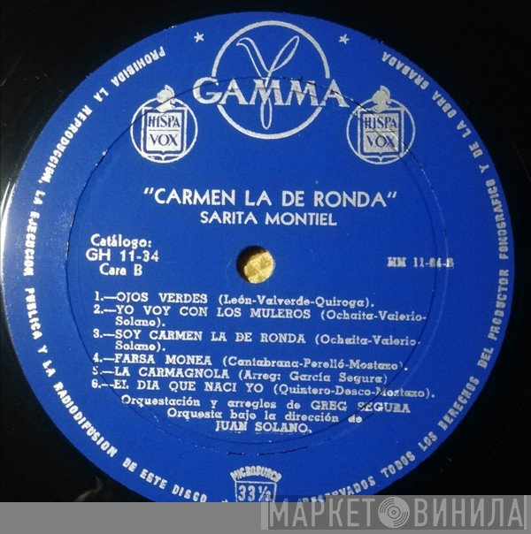 Sarita Montiel - Sarita Montiel Interpreta Canciones De La Película "Carmen La De Ronda"