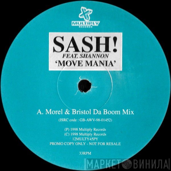 Sash! Feat. Shannon  - Move Mania