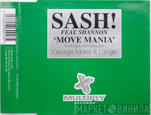 Sash! Feat. Shannon  - Move Mania