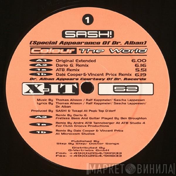 Sash! With Special Appearance Of Dr. Alban  - Colour The World