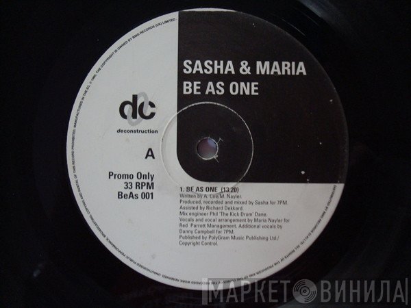 Sasha, Maria Nayler - Be As One / Heart Of Imagination (Previously Known As B.T. Qat)