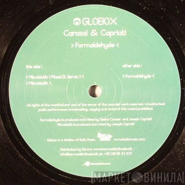 Sasha Carassi & Joseph Capriati  - Formaldehyde