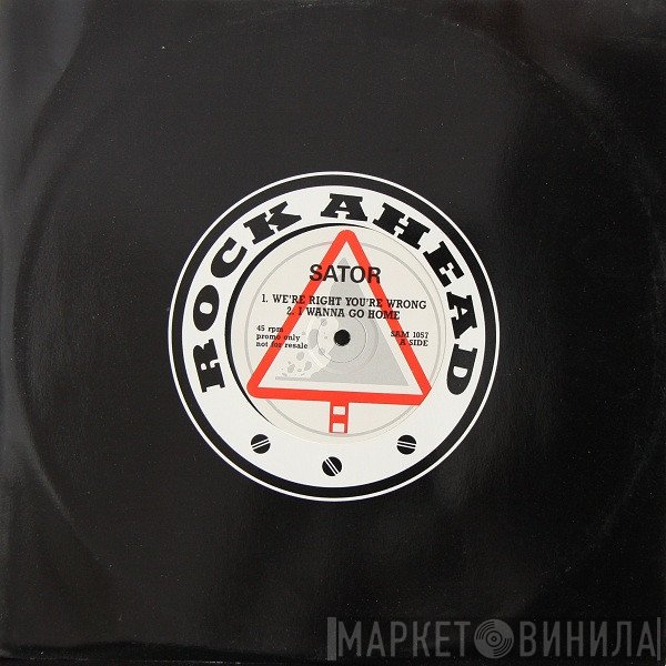 Sator - We're Right You're Wrong