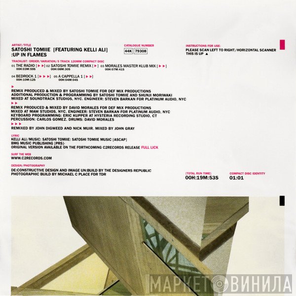 Satoshi Tomiie Featuring Kelli Ali  - Up In Flames