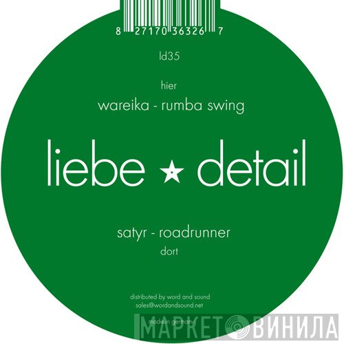 Satyr  / Wareika  - Roadrunner / Rumba Swing