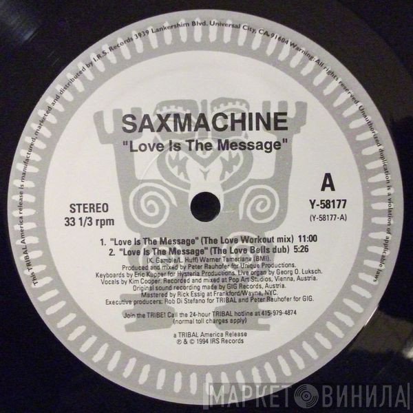 Saxmachine - Love Is The Message