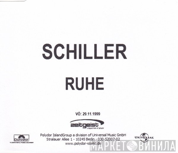 Schiller  - Ruhe