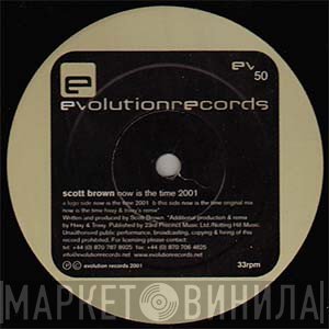 Scott Brown  - Now Is The Time 2001