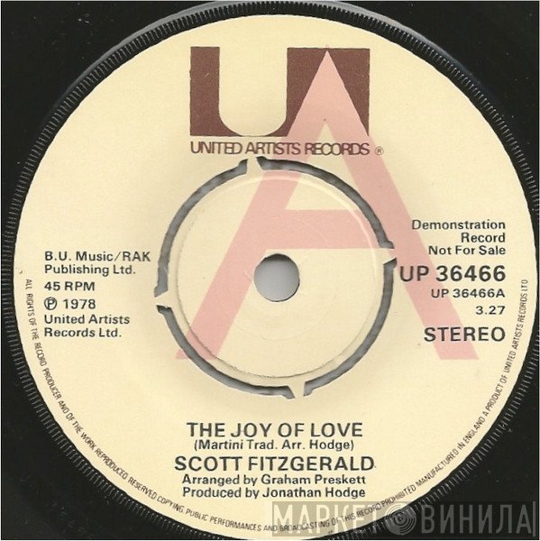 Scott Fitzgerald - The Joy Of Love
