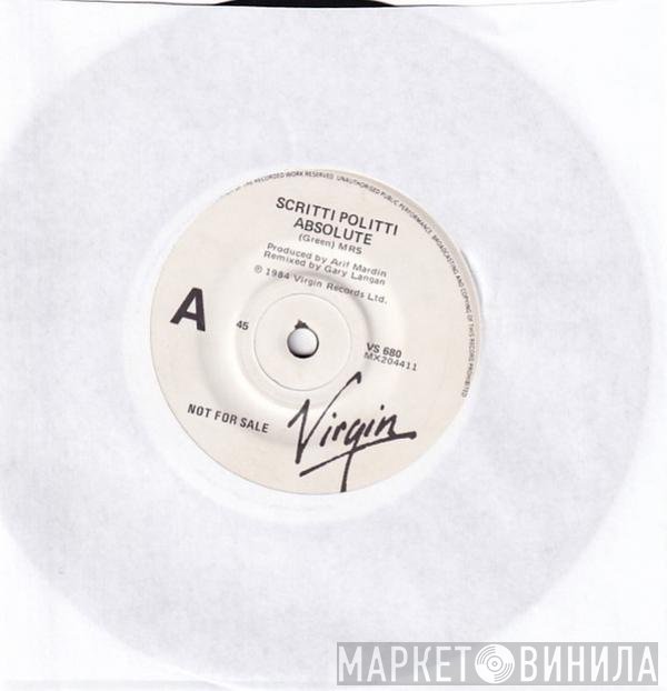 Scritti Politti  - Absolute