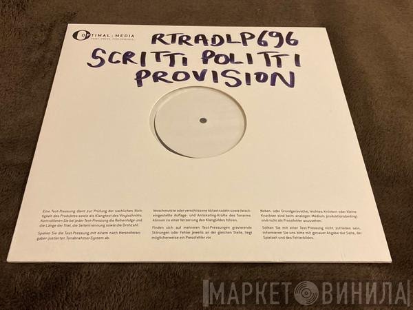 Scritti Politti  - Provision