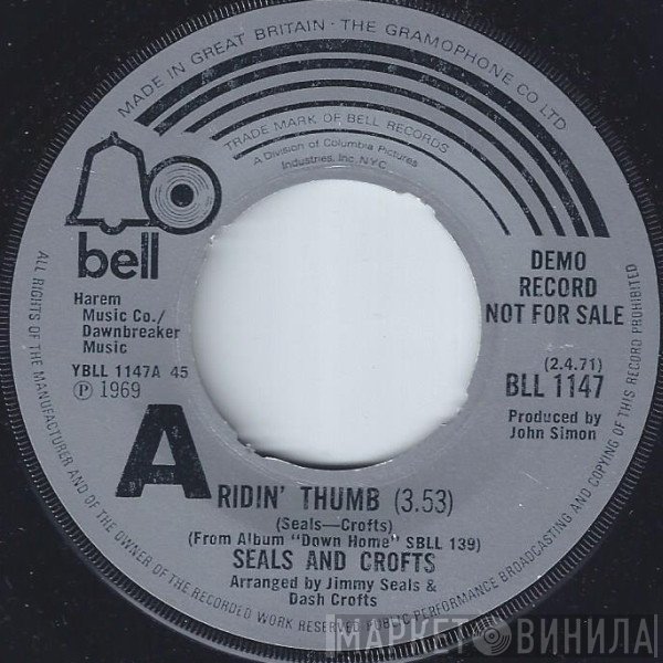 Seals & Crofts - Ridin' Thumb