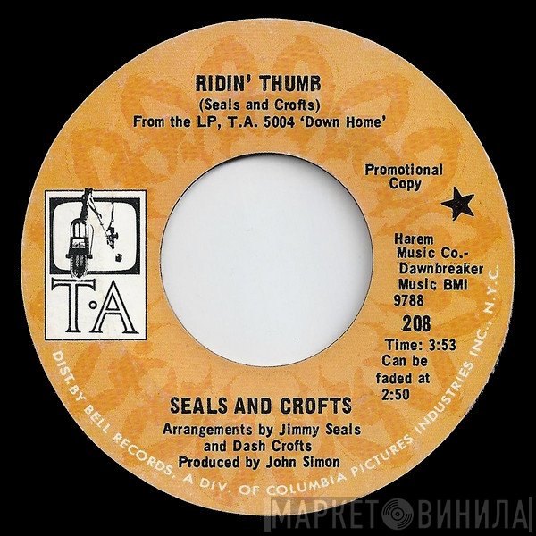 Seals & Crofts  - Ridin' Thumb