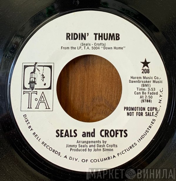 Seals & Crofts  - Ridin' Thumb