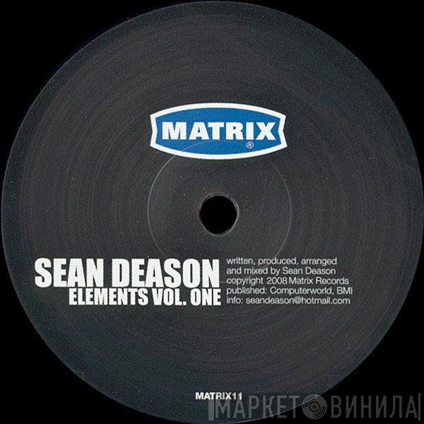 Sean Deason  - Elements Vol. One