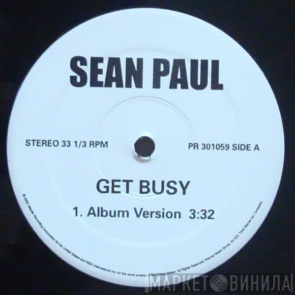 Sean Paul  - Get Busy