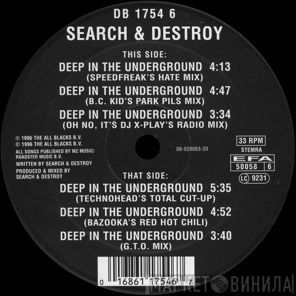 Search & Destroy - Deep In The Underground