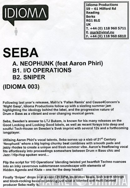 Seba - Neophunk