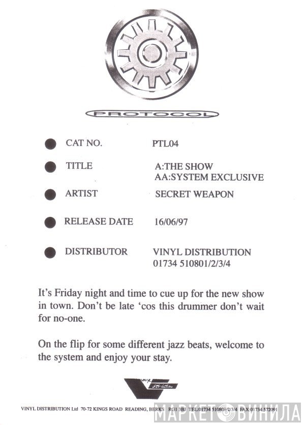 Secret Weapon - The Show / System Exclusive