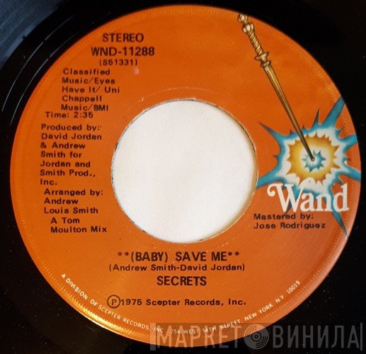 Secrets  - (Baby) Save Me