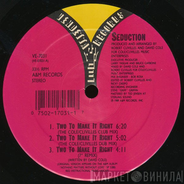 Seduction - Two To Make It Right