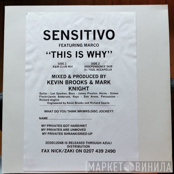 Sensitivo, Marco Losi - This Is Why