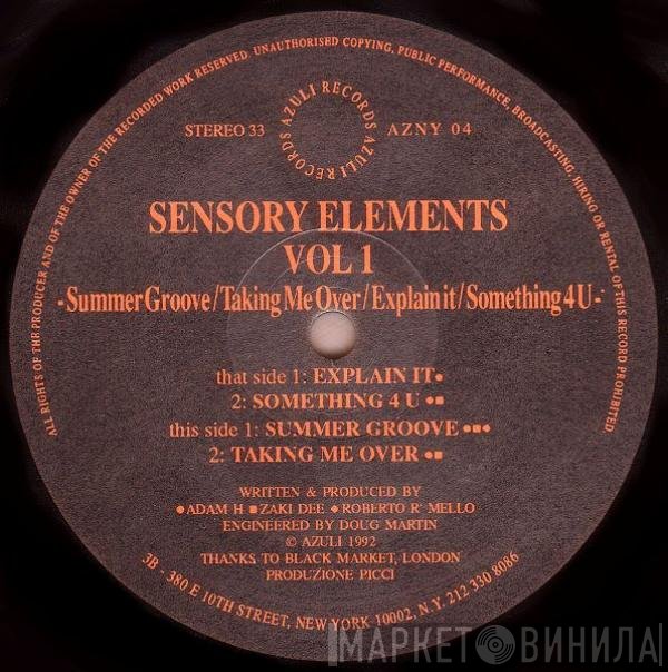 Sensory Elements - Vol 1