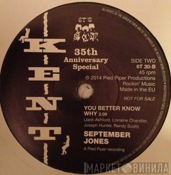 September Jones, June Jackson - Port Of Happiness / You Better Know Why