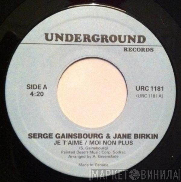 Serge Gainsbourg, Jane Birkin, Barry Darvell - Je T'aime Moi Non Plus / How Will It End?