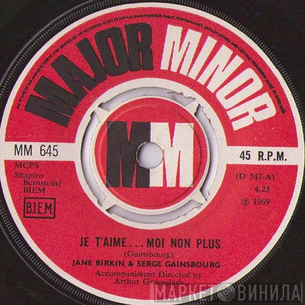Serge Gainsbourg, Jane Birkin - Je T'aime...Moi Non Plus