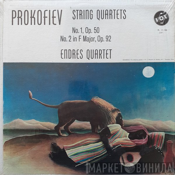 Sergei Prokofiev - Endres-Quartett  - String Quartets