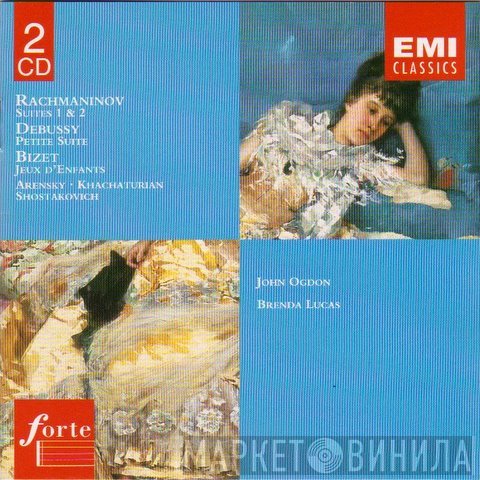 Sergei Vasilyevich Rachmaninoff, Anton Stepanovich Arensky, Dmitri Shostakovich, Aram Khatchaturian / John Ogdon, Brenda Lucas  - Works For Two Pianos