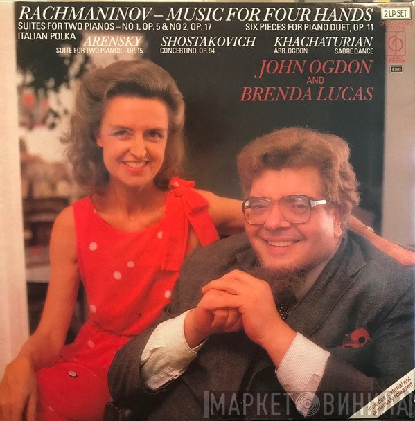Sergei Vasilyevich Rachmaninoff, Anton Stepanovich Arensky, Dmitri Shostakovich, Aram Khatchaturian, John Ogdon, Brenda Lucas - Music For Four Hands