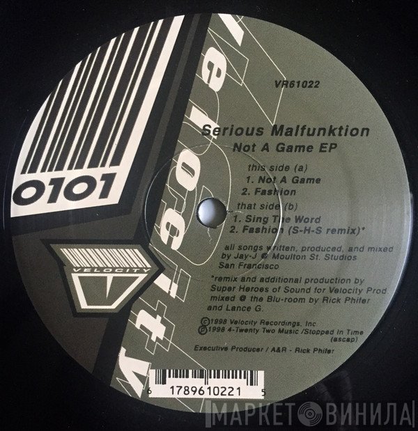 Serious Malfunktion - Not A Game EP