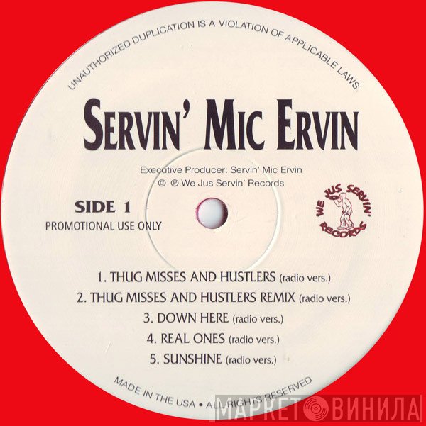 Servin' Mic Ervin - Military Minded EP