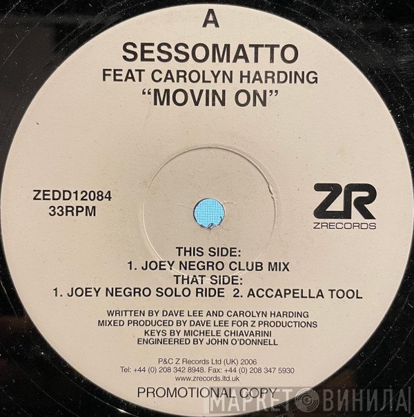 Sessomatto, Carolyn Harding - Movin On