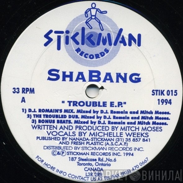Shabang - Trouble E.P.