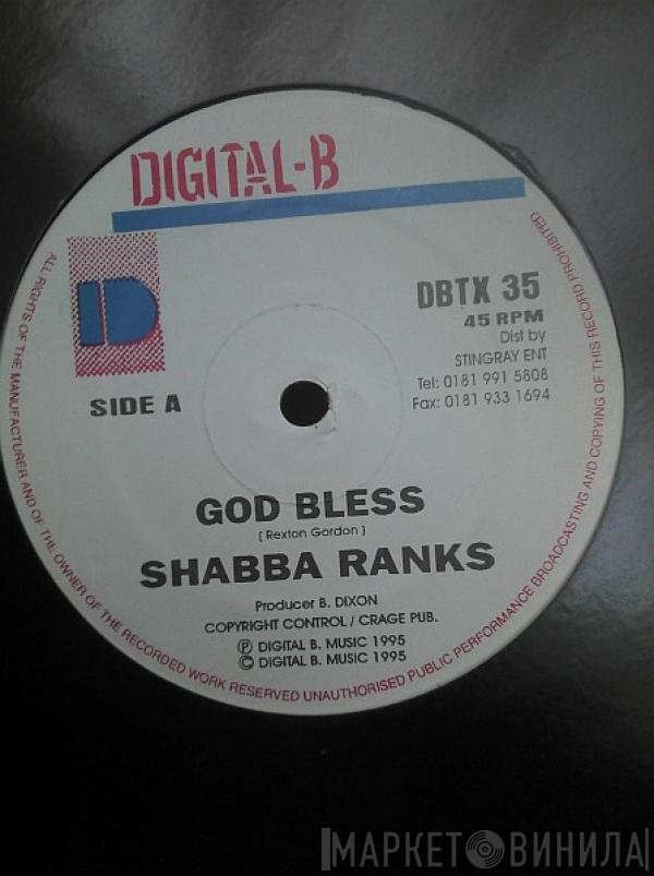 Shabba Ranks / Digital B All Stars  - God Bless / Different Story