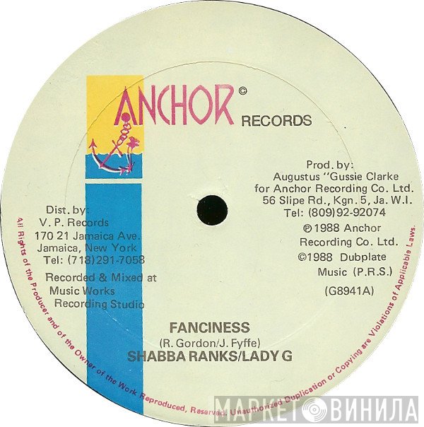Shabba Ranks / Lady G  - Fanciness