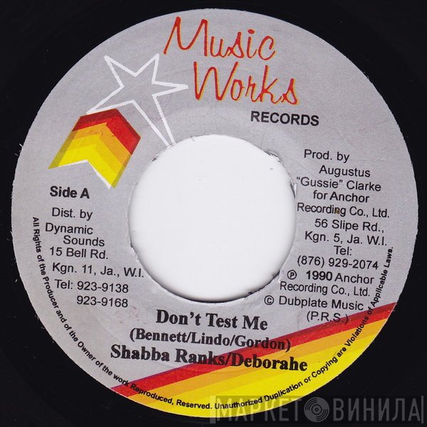 Shabba Ranks, Deborahe Glasgow - Don't Test Me