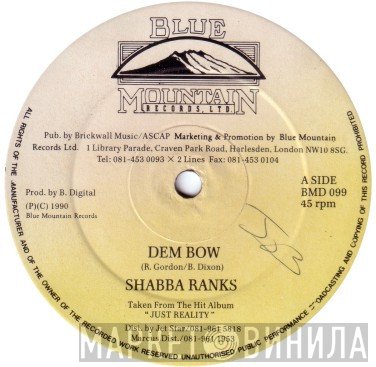 Shabba Ranks  - Dem Bow