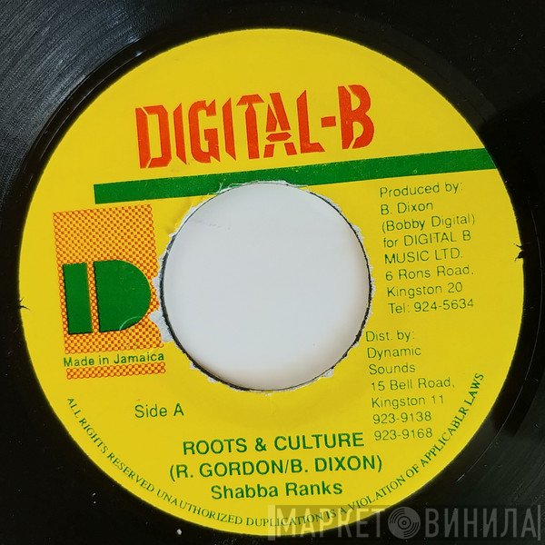 Shabba Ranks  - Roots & Culture